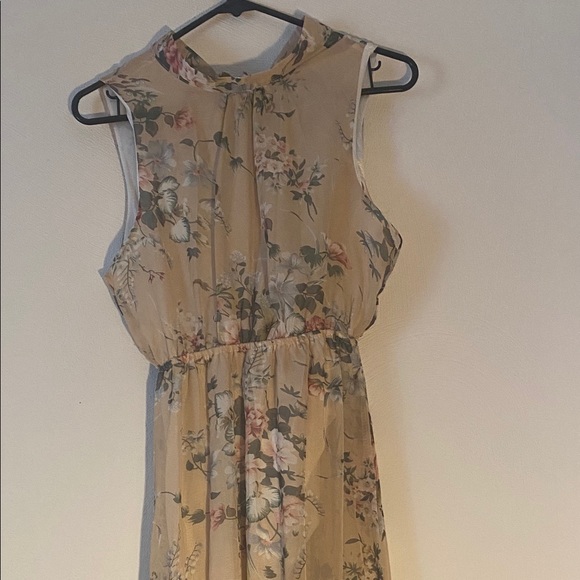 Pink floral maxi dress - Picture 5 of 7